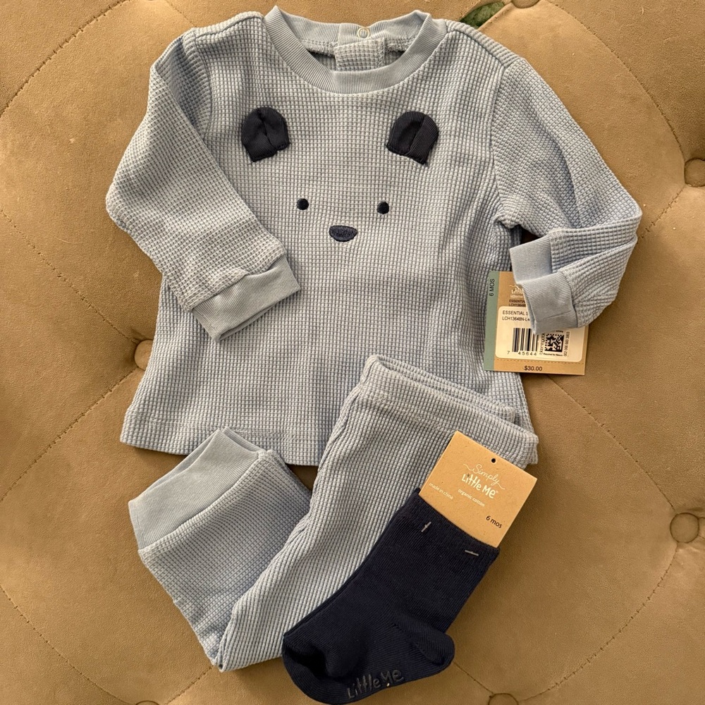 NWT Little Me Top and Pants Set
